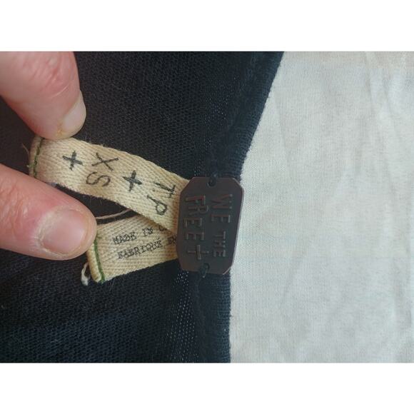 Free People Wool Blend Women's Boho Fair Isle Pullover Sweater Top, Size X-Small - Picture 3 of 5